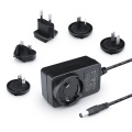 12V2A interchangeable plug Power adapter with etl fcc